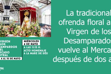 El Mercado Central rinde homenaje a La Geperudeta