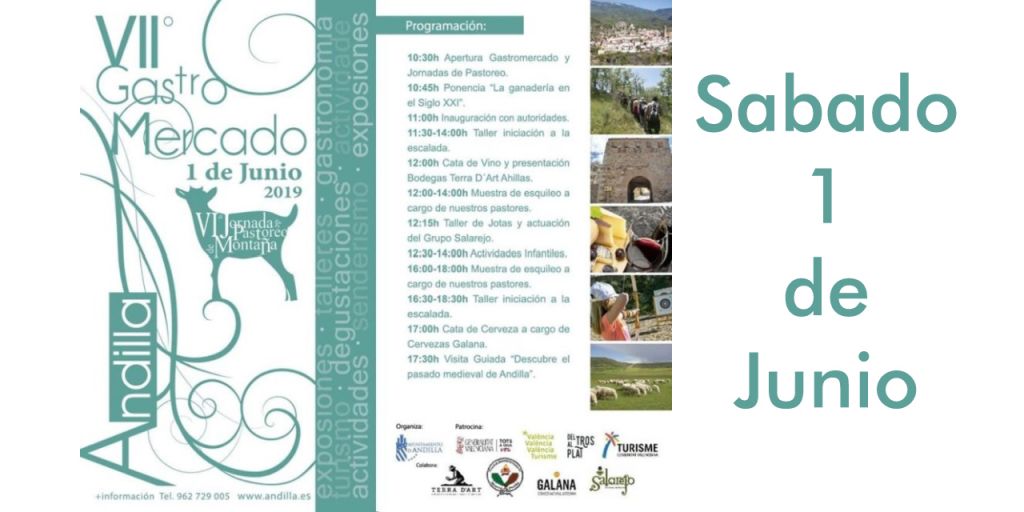  VII Gastromercado y VI Jornadas de Pastoreo de Montaña en Andilla