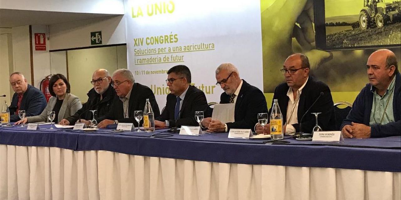  14º Congreso de la Unió de Llauradors i Ramaders: hay que combatir el despoblamiento y favorecer el acceso de los jóvenes a la agricultura