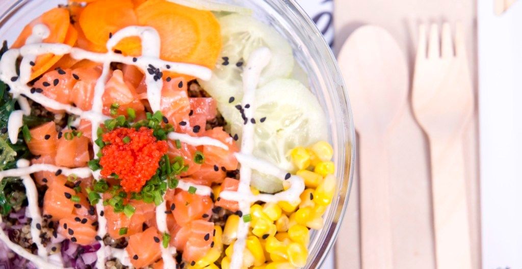  Comida sana de tipo hawaiano en Valencia