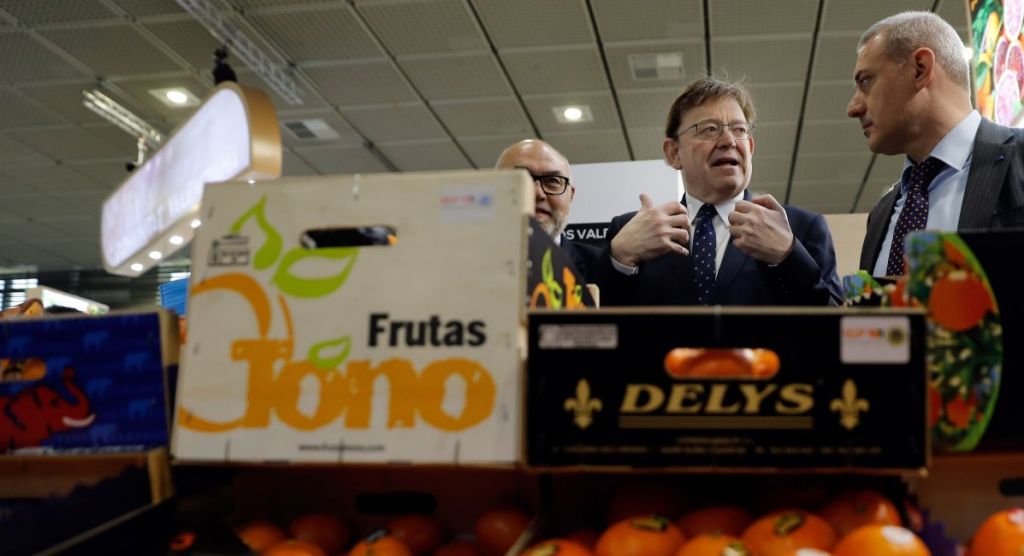  La creación de un observatorio de frutas y hortalizas es la propuesta de Ximo Puig en Fruit Logistica