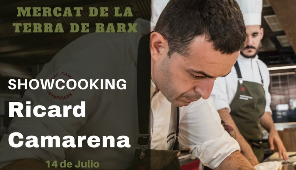  Showcooking de Ricard Camarena en la Fira de la Terra de Barx 