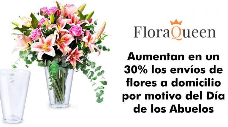 Aumentan en un 30% los envíos de flores a domicilio por motivo del Día de los Abuelos