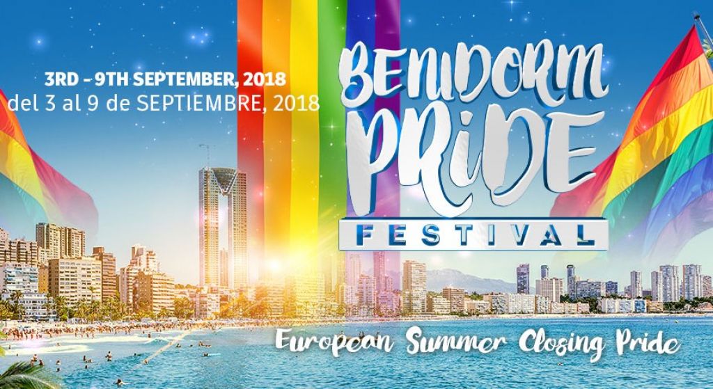  Benidorm celebra su fiesta Pride 2018 del 3 al 9 de septimbre