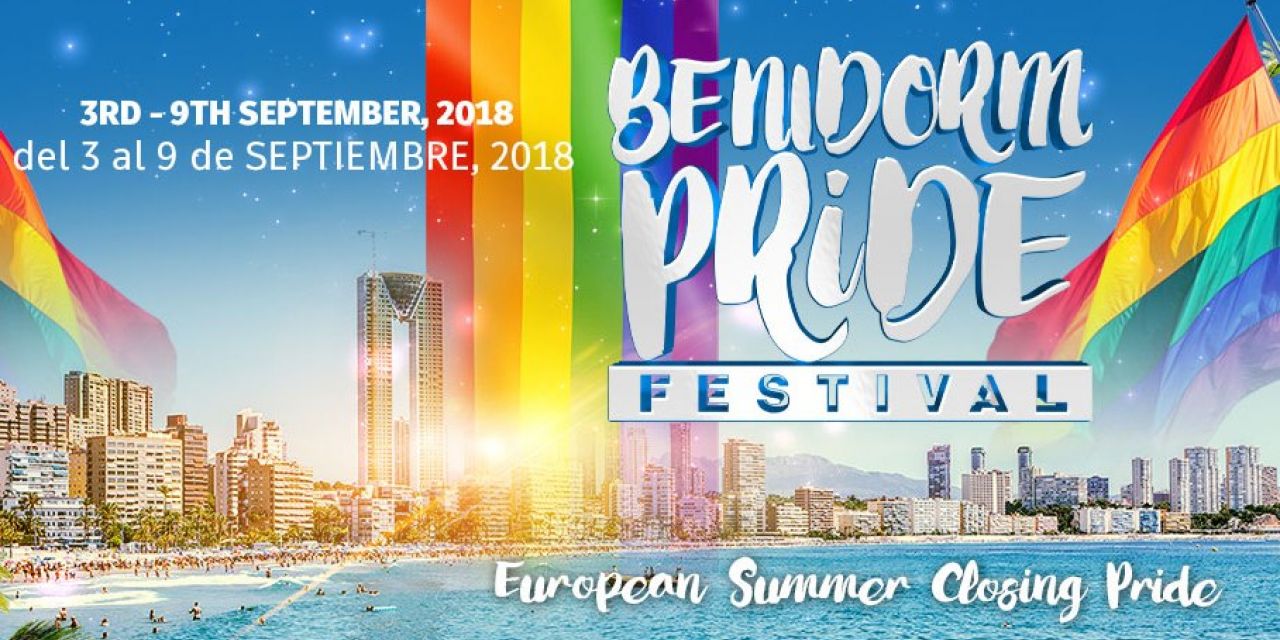  Benidorm celebra su fiesta Pride 2018 del 3 al 9 de septimbre